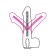 Lovetoy F-line phallimitator, realist, with position fixation, 20.5 x 4.5 cm, bodily