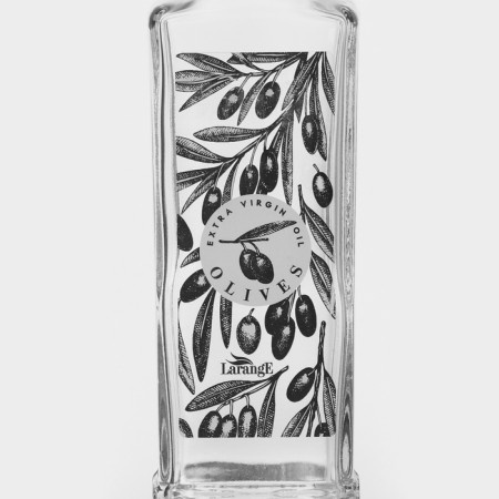 Glass bottle with dispenser for sauces and oil, 250 ml-1