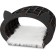 House-house with EWA fur “Koshkin House”, black frame, white fur