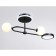 LED ceiling LED with a change of lamp and control panel Ambrella Light, Linetech, FL666223, G9, 29 W, 2175LUM, 3000-6400K, Black Black, White matte
