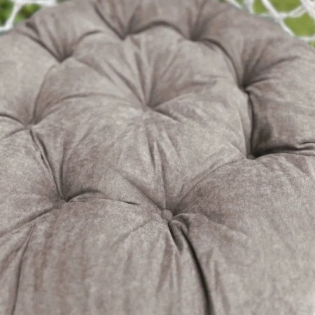 Pillow for swing "Tina", diameter 60 cm, color light gray-3