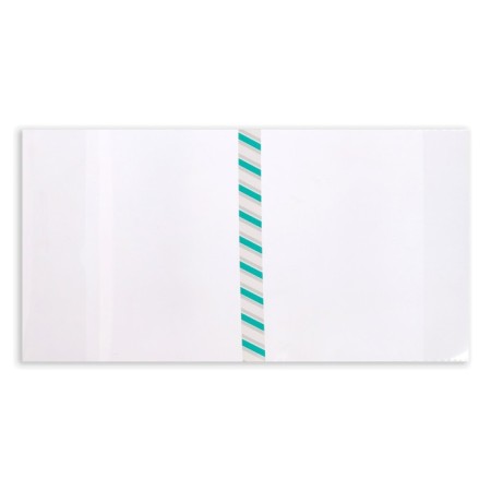 Set of covers PE 10 pieces, 208 x 400 mm, 140 μm, for notebooks, universal, with bookmarks, mix-11