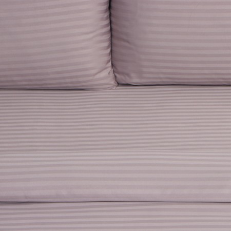 Lovelife bedding set Brown Line 143*215cm-2 pcs, 230*240cm, 50*70cm -2 pcs, Straip-Satin, 100%p/e-2