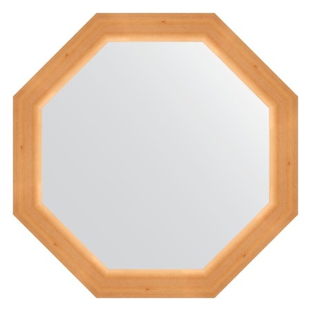 Mirror in the baguette frame, pine 62 mm, 61.6x61.6 cm
