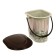 Bucket-bucket, h = 38 cm, 17 l, removable chair, beige, mix cover