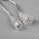 Garland "fringe" 3 × 0.6 m, IP44, UMS, transparent thread, 160 smd-led, white glow, 220 V