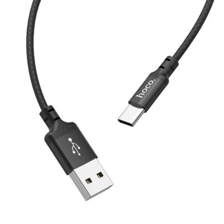 Hoco X14, 2 A, USB cable - Type -C, 2 m, black-2