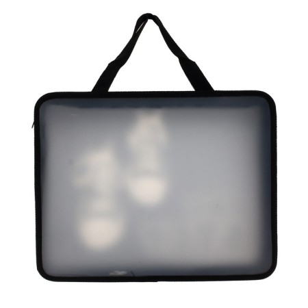 Folder with A4 handles, 330 x 260 x 75 mm, plastic, pens, calligrata "sneakers"-2