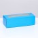 Folding box with a window for a roll, blue, 26 x 10 x 8 cm