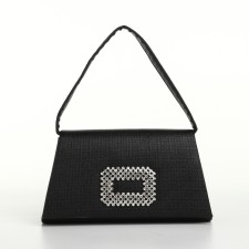 Female bag on a magnet, black color