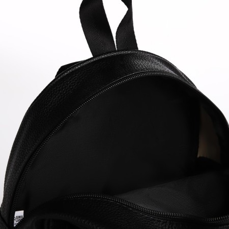 School backpack of artificial leather with Korgi pocket 27x23x10 cm-4