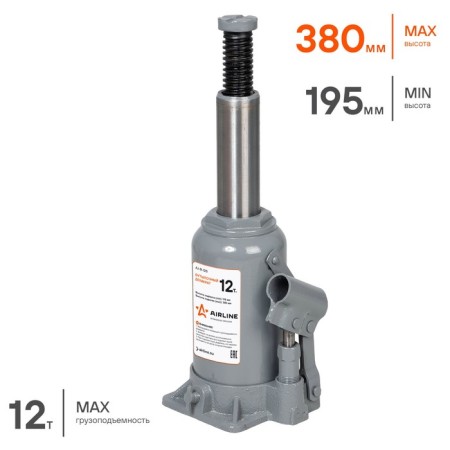 Bottle-based AIRLINE, 12 ton, lifting height 210-415 mm-1