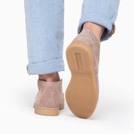 Mokasins female color, light beige, size 37-4