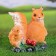 Garden figure "Squirrel with a linen" 23x22cm