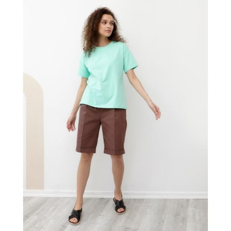 Women's T-shirt Basic Line, mint color, rr 48-4