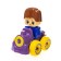 Plastic designer "Funny steam locomotive", 30 parts, Baby Blocks