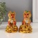 NECSK Polystone "Kirina on Monets" gold set 2 pcs 6x9x10.5 cm