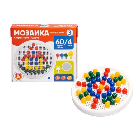 Mosaic with a round field, 60 elements-2