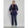 Ski costume female winter, size 42, dark blue color