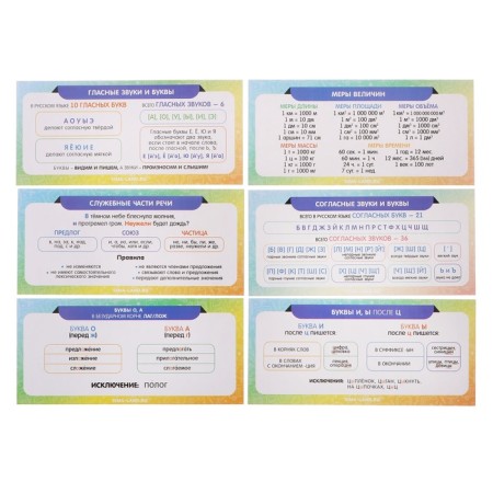 A set of first grader in the Calligrata folder “Dogs”, 70 items, with manuals (20 cards)-27