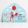 Money envelope “Happy Birthday!”, Bunny, 16.5 x 8 cm