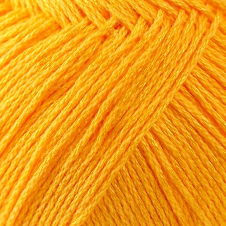 Yarn "Pearl" 50% cotton, 50% viscose 425m/100g (12-yellow)-3