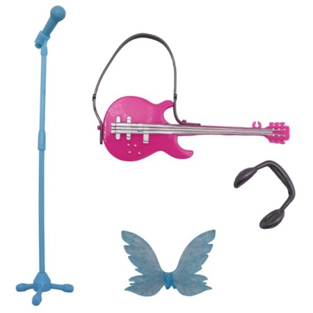 Winx Club Rock "Bloom", with wings and accessories, 24 cm-2