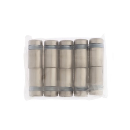 Remote holder for plates, 12x20 mm, color matte nickel, set of 10 pcs.-8