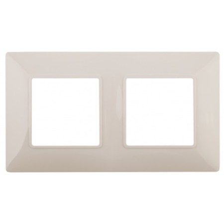 The frame for the circuit breaker for 2 posts, era Elegance, ivory
