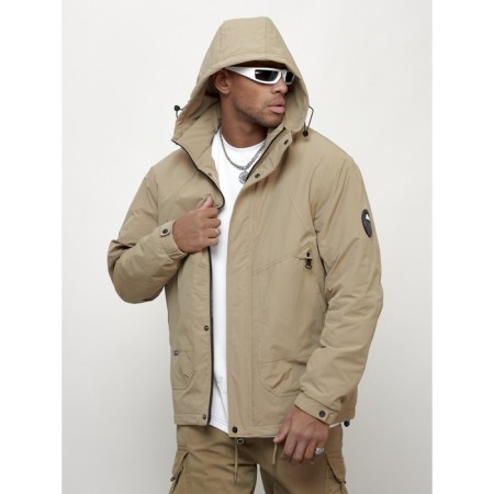 Male spring jacket, size 56, beige color-10