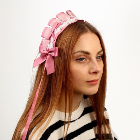 Carnival bandage "Lolita", pink color
