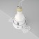 The built-in lamp Technical DL048-01W, 1x50W, 12x4.4 cm, GU10, white color