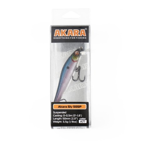 Akara Sly 50sp Wobbler, color A77, 5 cm, 3.5 g-2