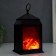 Nightlight "fireplace" led black 16x14x26 cm
