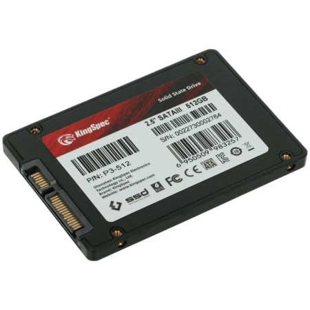 SSD KingSpec 2.5 "512 GB SATA III P3-512-2
