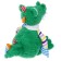 Soft toy "Crocodile Rob in a white fleece scarf", 20 cm