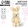 Soft toy in a bag "Bunny", mix