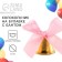 A bell on a pin with a bow for graduation, pink, d = 3.6 cm