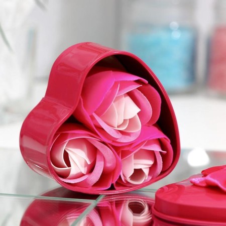 Soap roses, three -color, set of 3 pcs.-2
