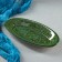 The herringard Rishtan ceramics "Patterns", 24 cm, green
