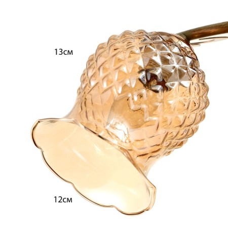 Frezi chandelier 5he27 40W gold 58x58x28 cm Bayerlux-3