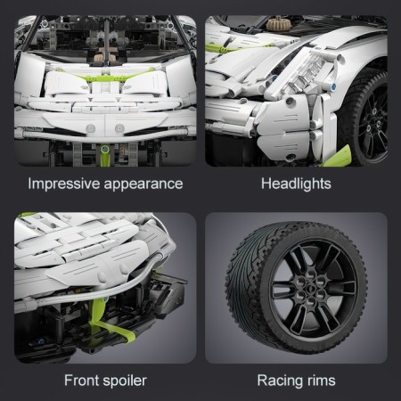 Designer Techno "Sports", 4346 parts, scale 1: 8-17