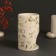 Aroma lamp ceramics "Clear. Snings" White 7.2x7.2x11.6 cm