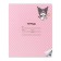 Notebook 18 sheets in the Kuromi cage, cover coated cardboard, VD-clay, whiteness 92%, block 60 g/m2, mix