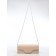 Female bag on a magnet, beige color