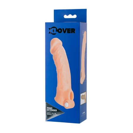 Toyfa Xlover nozzle to increase the size with vibration, TPR, bodily, 18.5 cm-2