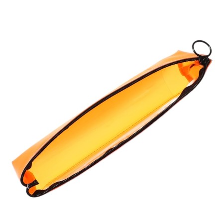 Penal soft, 1 compartment, 35 x 210 x 90 mm, voluminous, Colorio "Anime", silicone, orange-3