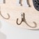 Decorative tree hooks "Fork and knife" 23.5x0.5x15 cm