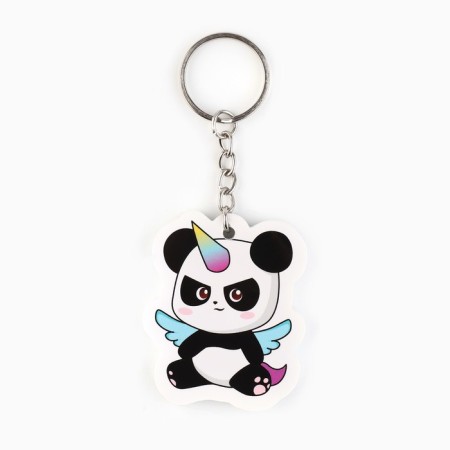 Panda key a keychain, 9.9 x 4 cm-2