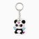 Panda key a keychain, 9.9 x 4 cm
